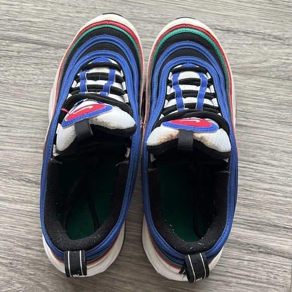 Nike Air Max 97 White Multicolored GS Size 6Y - Picture 4 of 8